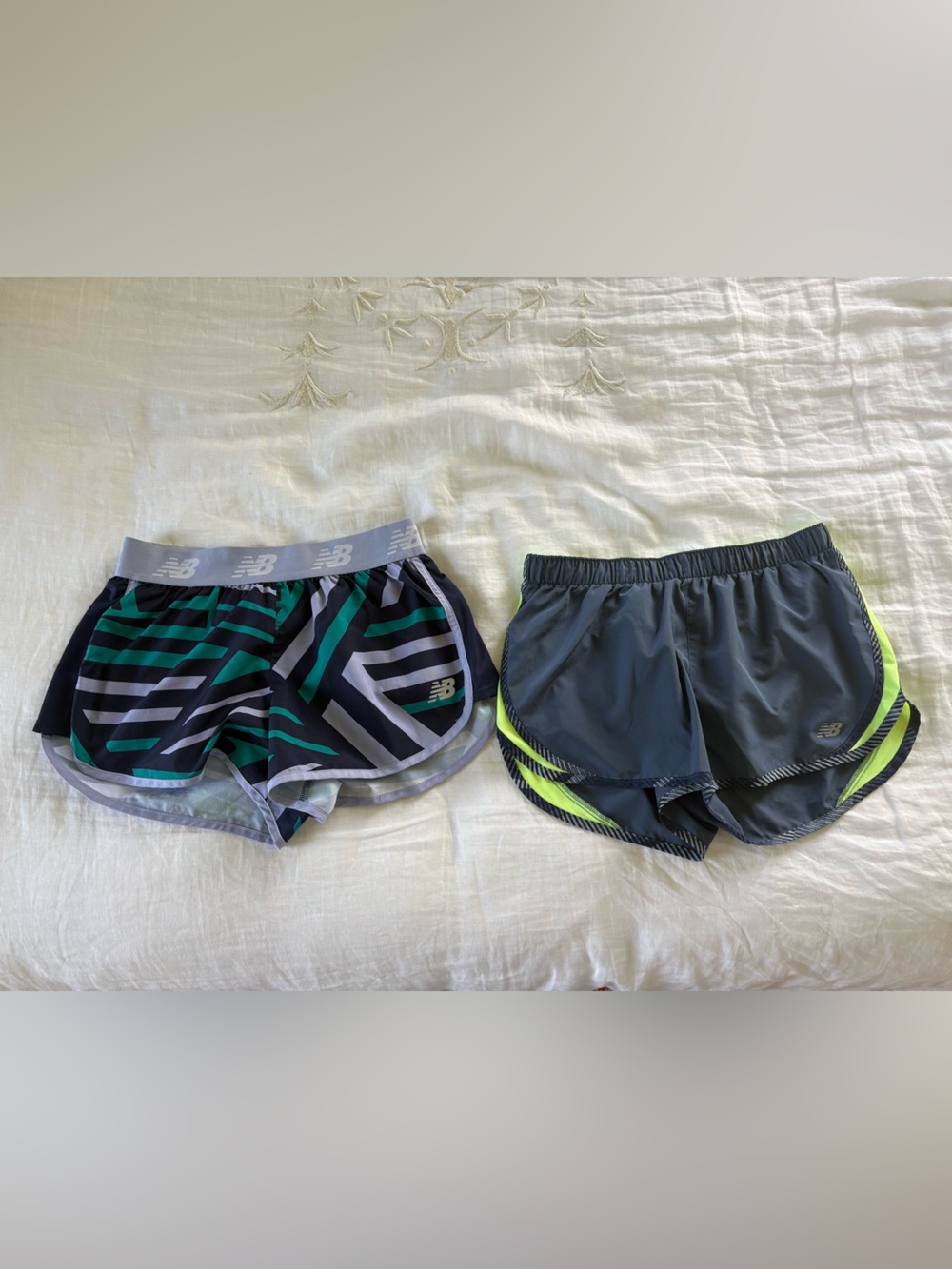 New Balance Neon Green Women's Athletic Shorts